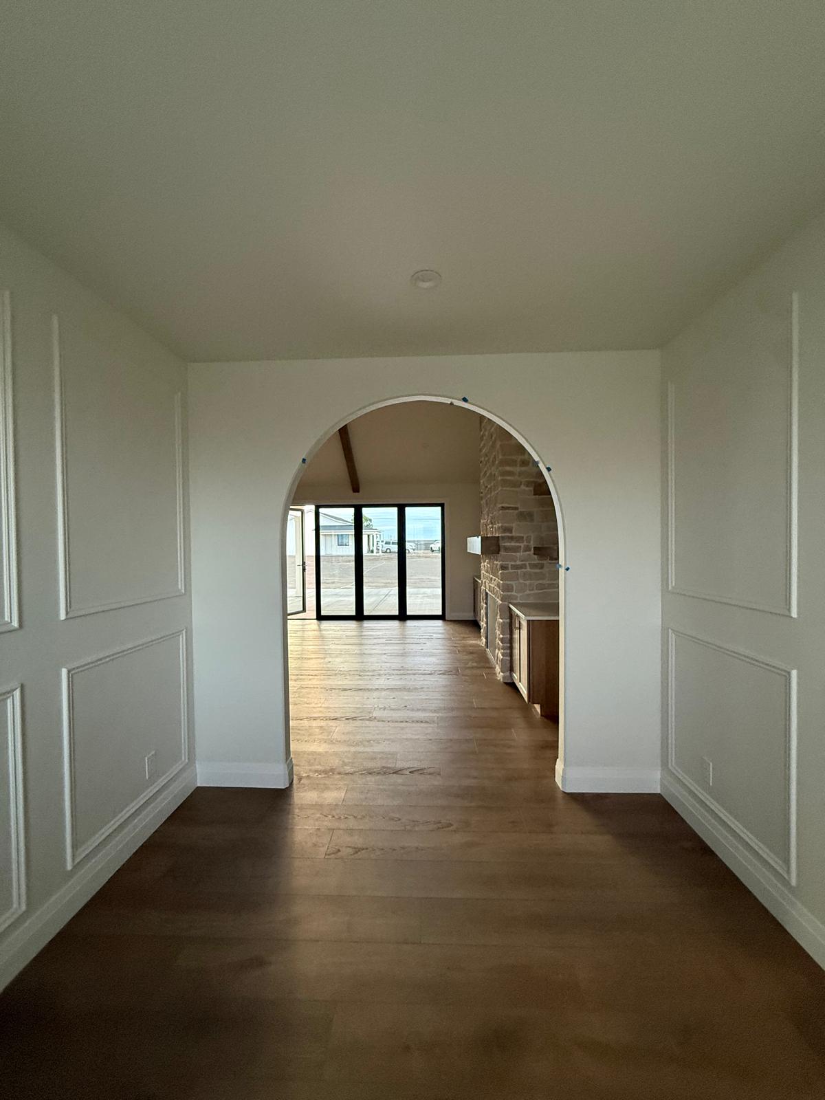 Arched doorway detail
